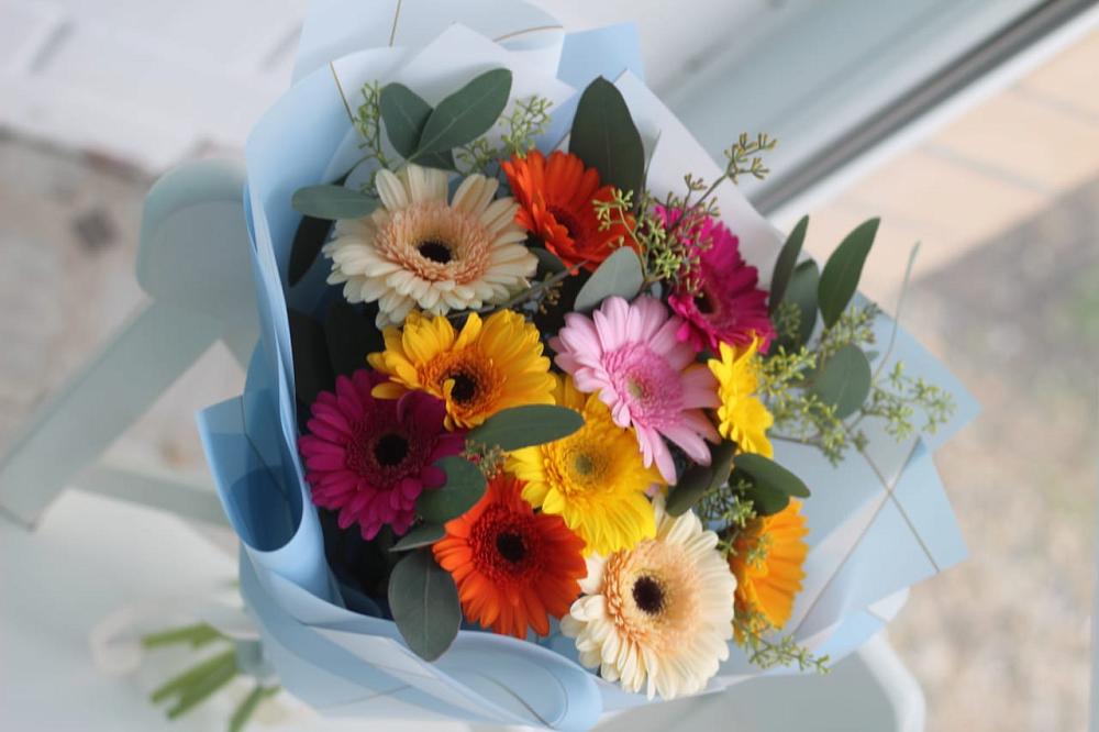 Букет цветов из: Герберы в Приморске Калининградской области