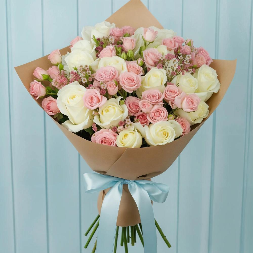 Букет цветов из: Розы в Приморске Калининградской области