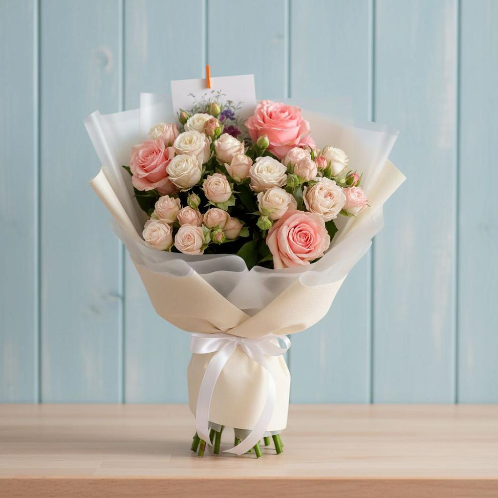 Букет цветов из: Розы в Приморске Калининградской области