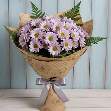 Букет цветов из:  Хризантемы #REPLACE_PRED# Приморске Калининградской области