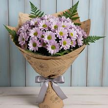 Букет цветов из:  Хризантемы в Приморске Калининградской области