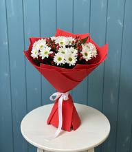 Букет цветов из:  Хризантемы в Приморске Калининградской области
