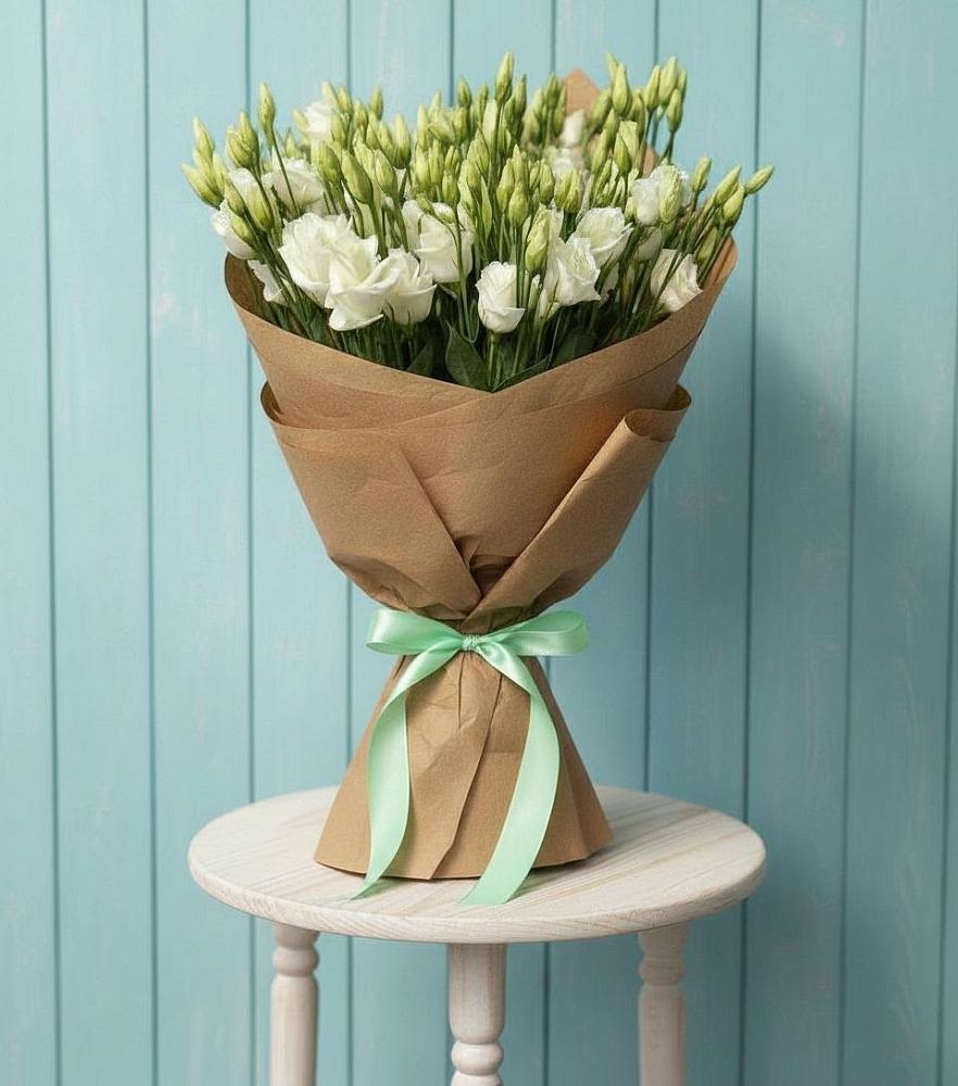 Букет цветов из: Лизиантусы в Приморске Калининградской области