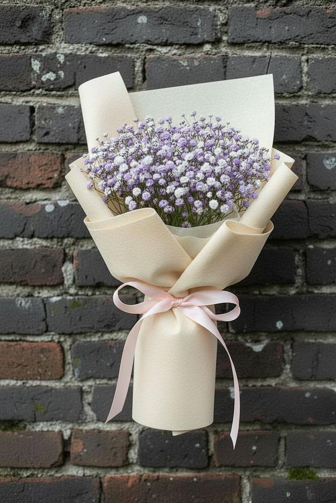 Букет цветов из: Гипсофила в Приморске Калининградской области