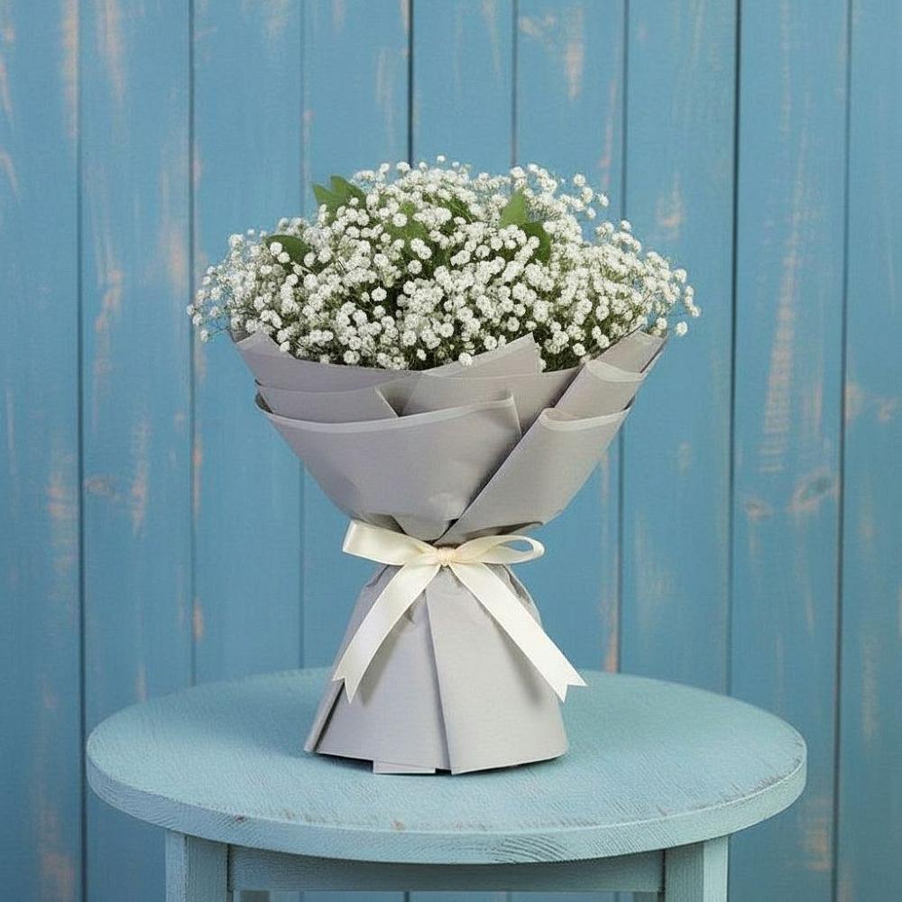 Букет цветов из: Гипсофила в Приморске Калининградской области