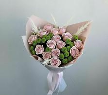 Букет цветов из:  Розы и Хризантемы #REPLACE_PRED# Приморске Калининградской области