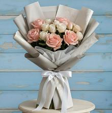 Букет цветов из:  Розы #REPLACE_PRED# Приморске Калининградской области