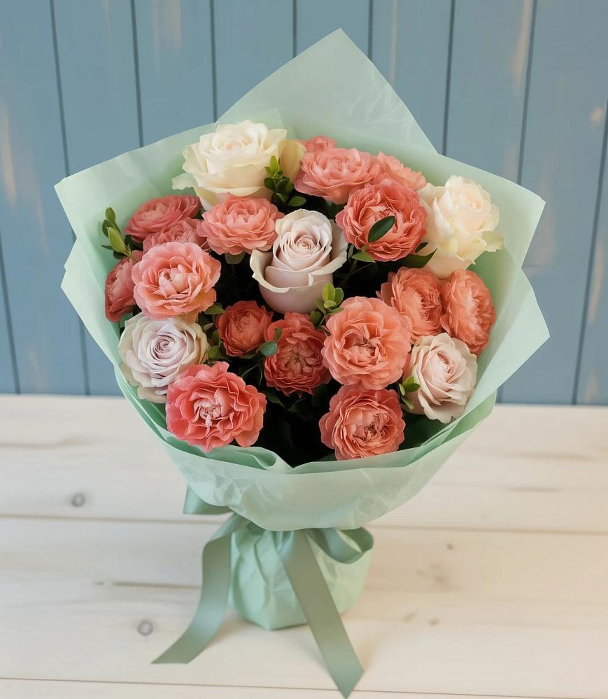 Букет цветов из: Розы в Приморске Калининградской области