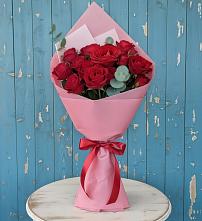 Букет цветов из:  Розы в Приморске Калининградской области