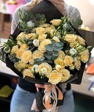Букет цветов из:  Розы и Лизиантусы #REPLACE_PRED# Приморске Калининградской области