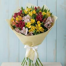 Букет цветов из:  Альстромерии в Приморске Калининградской области