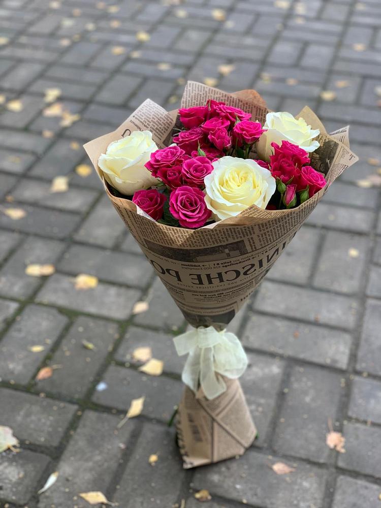 Букет цветов из: Розы в Приморске Калининградской области