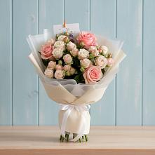 Букет цветов из:  Розы #REPLACE_PRED# Приморске Калининградской области