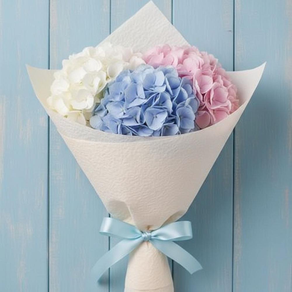 Букет цветов из: Гортензия в Приморске Калининградской области